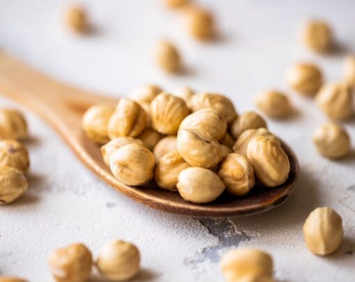 Organic Dry Roasted Blanched Hazelnuts with Himalayan Salt - Image 2