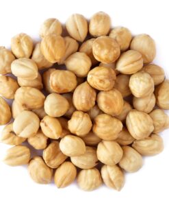 Organic Dry Roasted Blanched Hazelnuts with Himalayan Salt